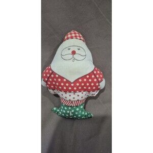 Vintage Handmade 5 Inch Santa Claus Christmas Cute Nursery Decor EUC